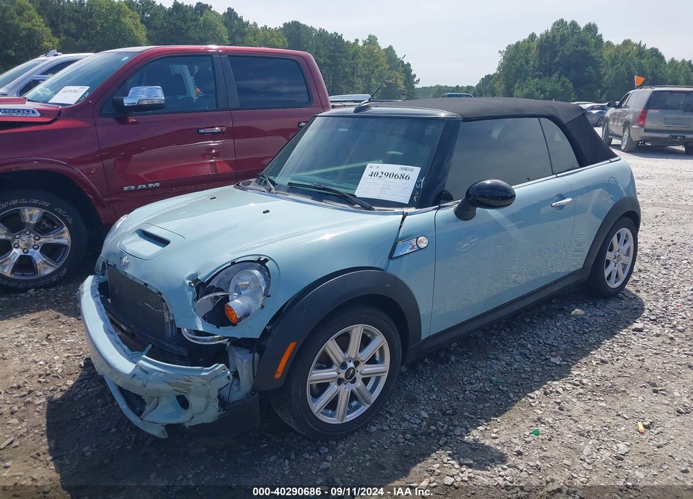 2014 MINI CONVERTIBLE COOPER S VIN: WMWZP3C50ET706951