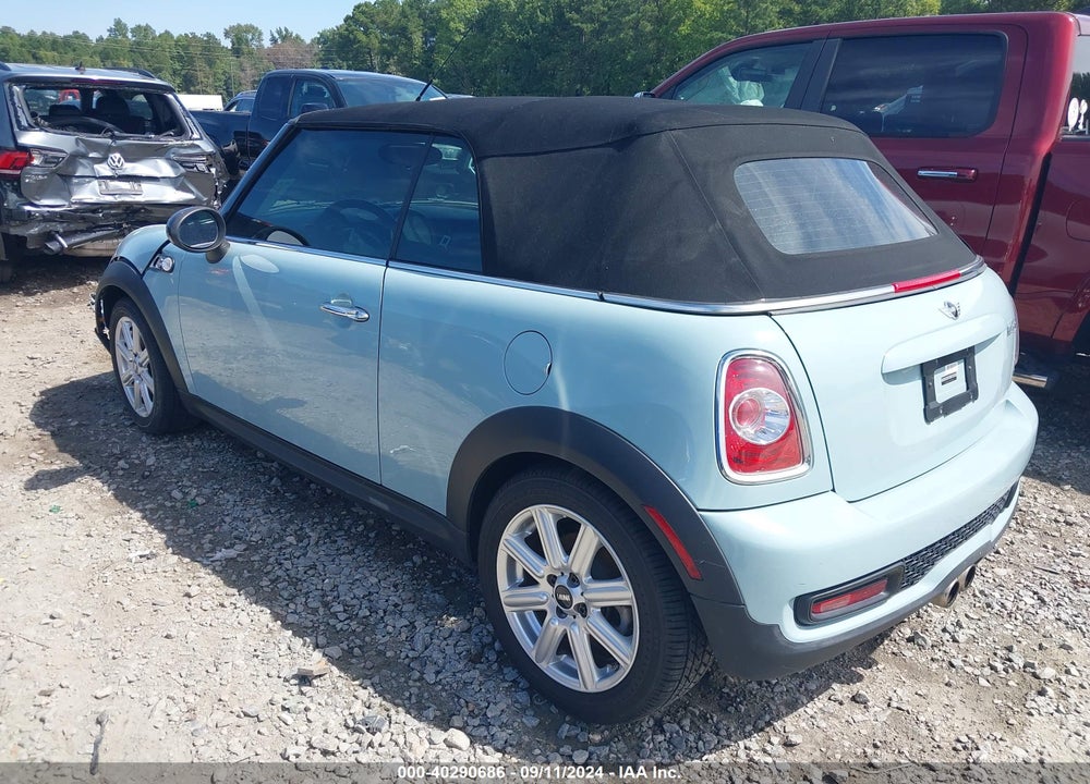 2014 MINI CONVERTIBLE COOPER S VIN: WMWZP3C50ET706951