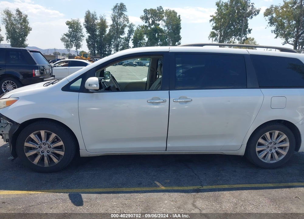 2013 TOYOTA SIENNA LIMITED 7 PASSENGER VIN: 5TDDK3DC9DS050450