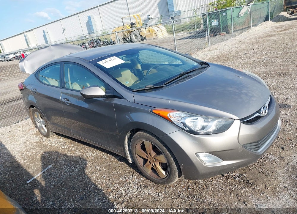 2013 HYUNDAI ELANTRA GLS VIN: 5NPDH4AE2DH189108