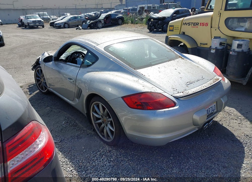 2008 PORSCHE CAYMAN S VIN: WP0AB298X8U780788