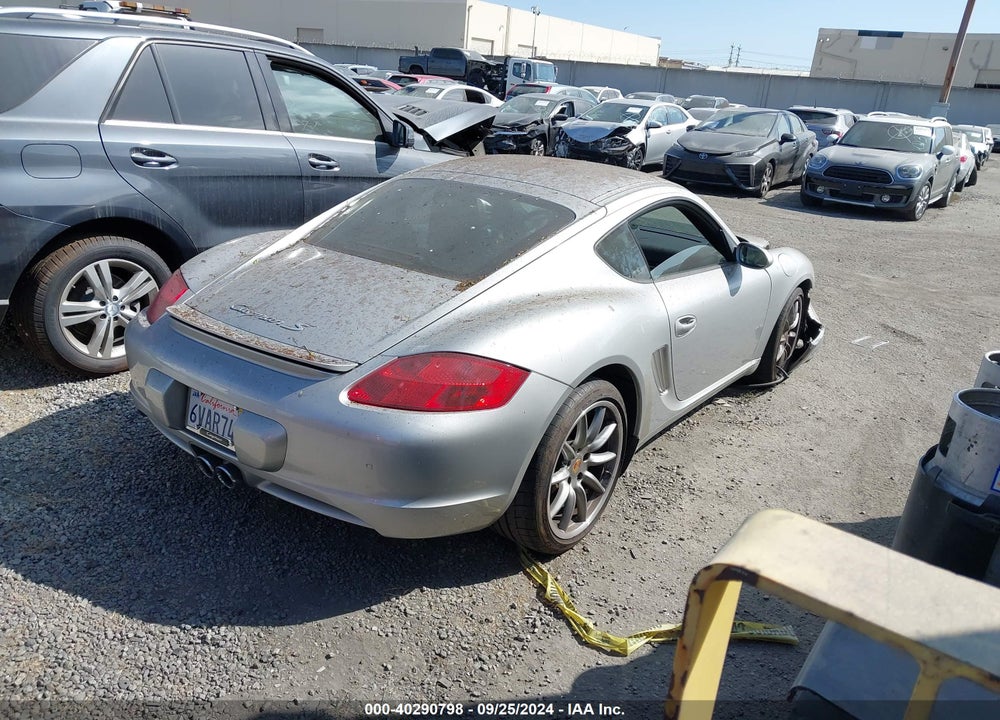 2008 PORSCHE CAYMAN S VIN: WP0AB298X8U780788