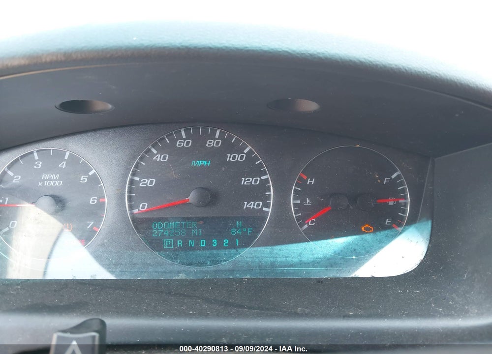 2008 CHEVROLET IMPALA LTZ VIN: 2G1WU583381324126