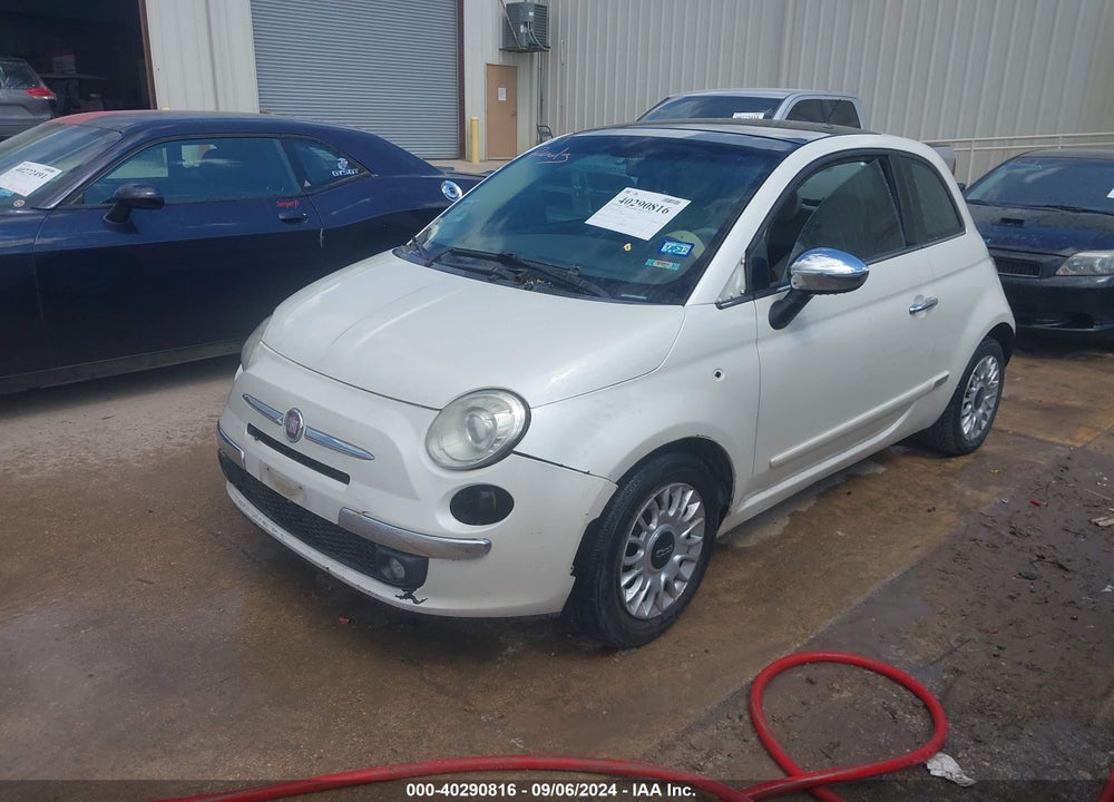 2013 FIAT 500 LOUNGE VIN: 3C3CFFCR8DT561407