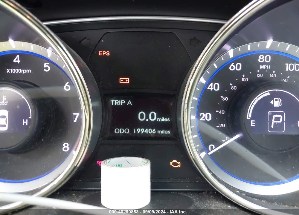 2011 HYUNDAI SONATA GLS VIN: 5NPEB4AC6BH012434