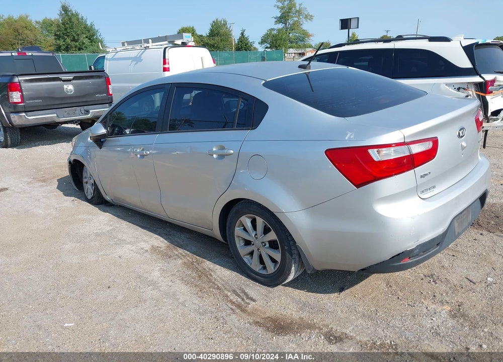 2013 KIA RIO EX VIN: KNADN4A39D6174426