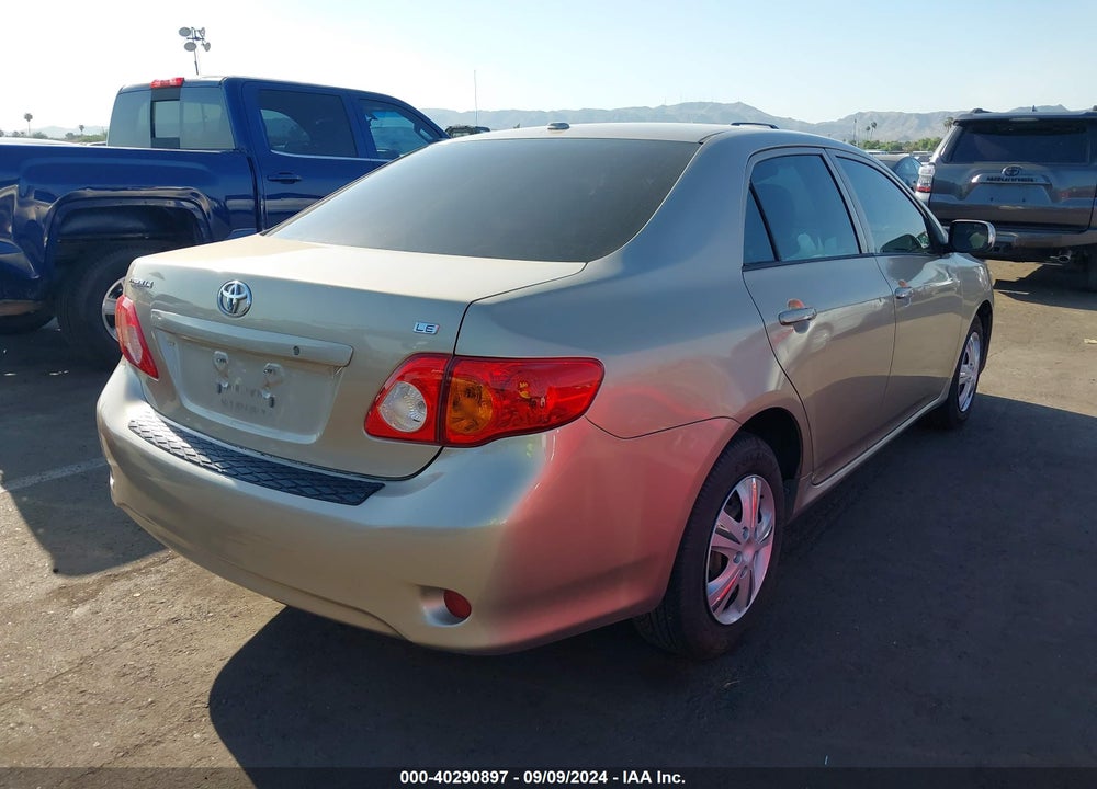 2009 TOYOTA COROLLA LE VIN: 1NXBU40EX9Z108031