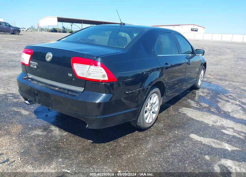 2008 MERCURY MILAN V6 VIN: 3MEHM071X8R649949