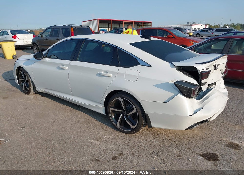 2022 HONDA ACCORD SPORT 2.0T VIN: 1HGCV2F32NA023357