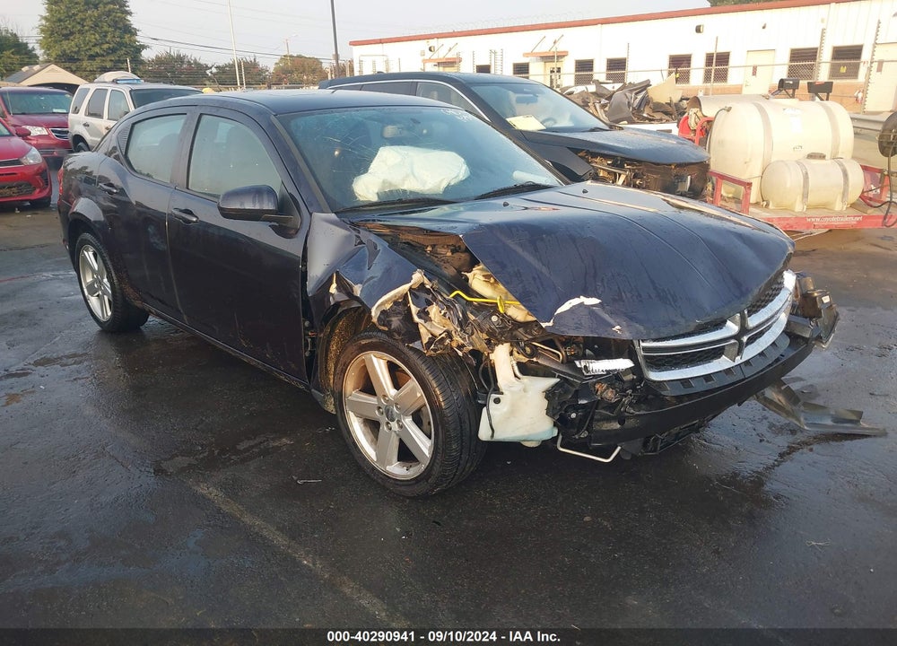 2012 DODGE AVENGER SXT VIN: 1C3CDZCB3CN313591
