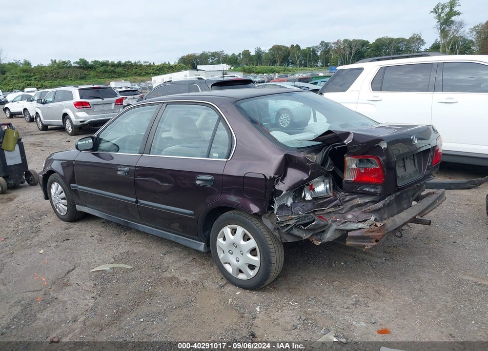 2000 HONDA CIVIC LX VIN: 1HGEJ6670YL004944