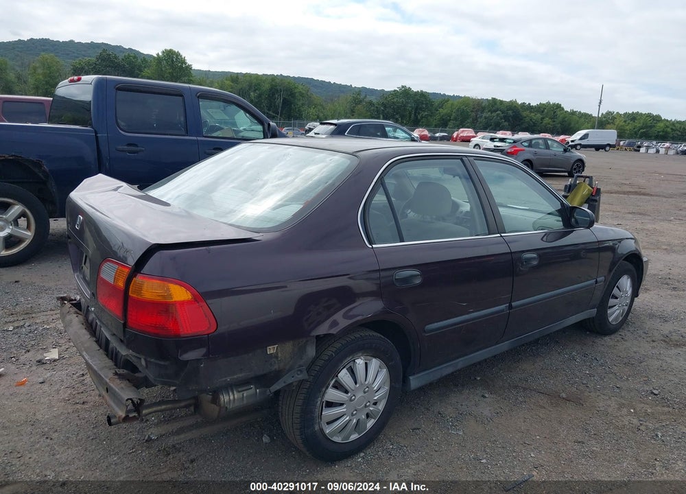 2000 HONDA CIVIC LX VIN: 1HGEJ6670YL004944