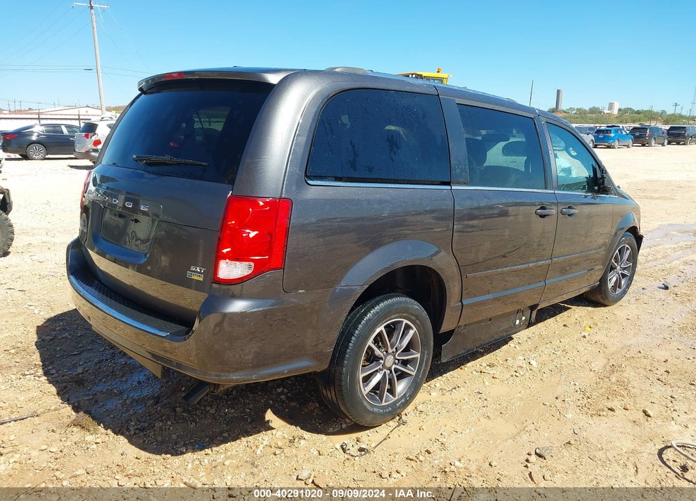 2017 DODGE GRAND CARAVAN SXT VIN: 2C4RDGCG1HR714945