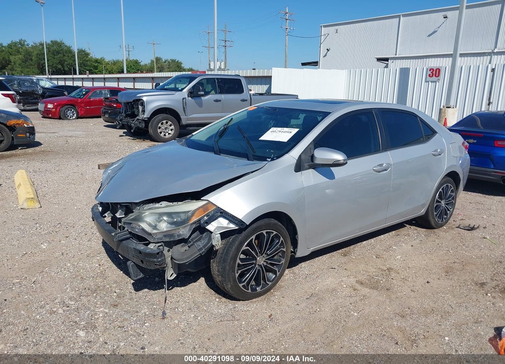 2014 TOYOTA COROLLA S PLUS VIN: 5YFBURHE0EP066627