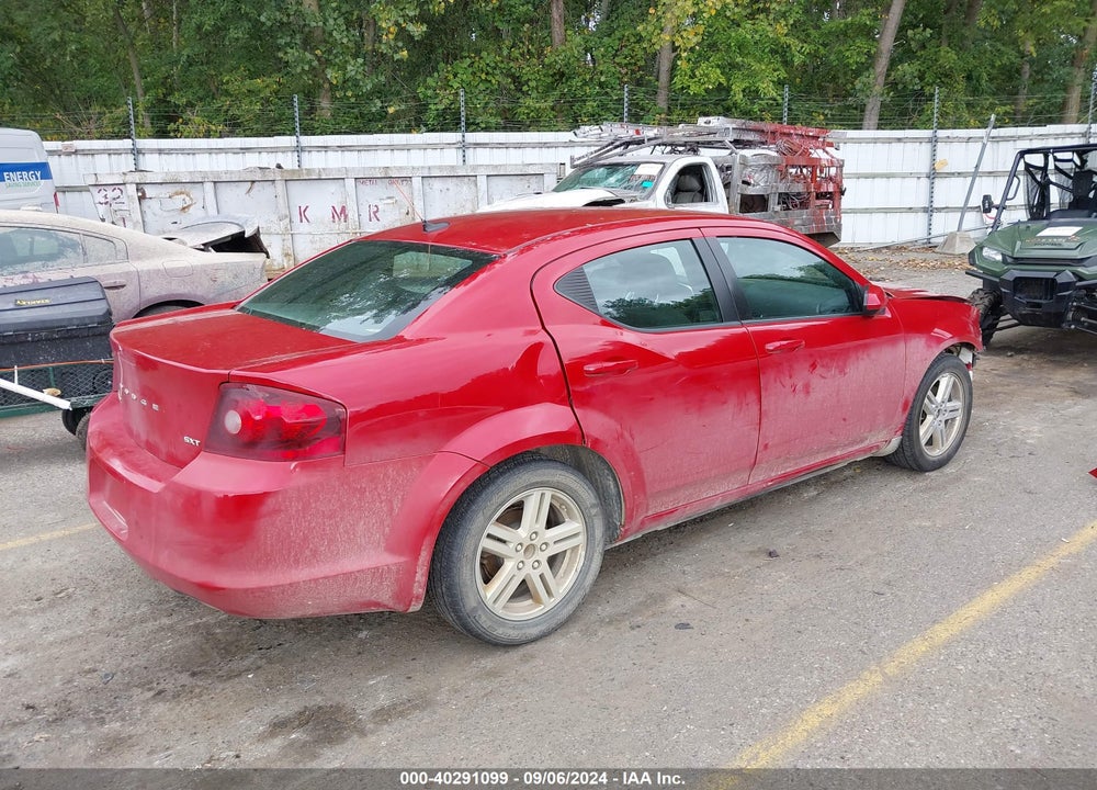 2012 DODGE AVENGER SXT VIN: 1C3CDZCBXCN178464