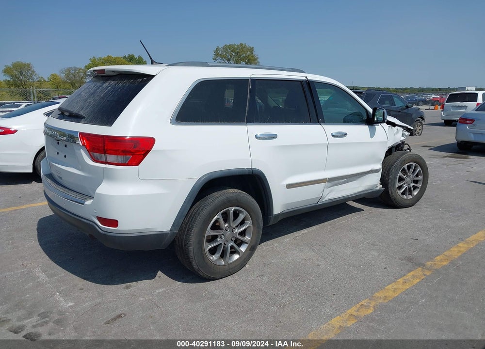 2013 JEEP GRAND CHEROKEE LIMITED VIN: 1C4RJFBT5DC657234