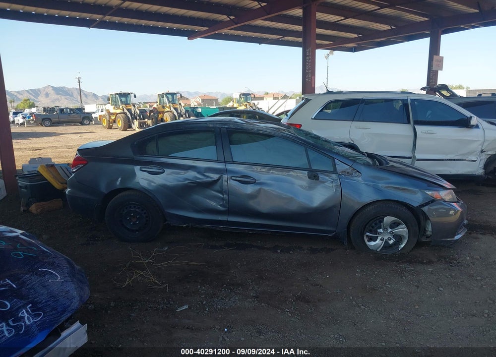 2013 HONDA CIVIC LX VIN: 19XFB2F59DE097148