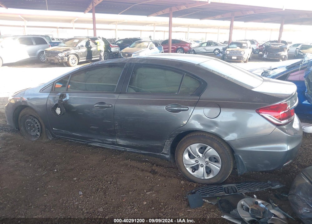 2013 HONDA CIVIC LX VIN: 19XFB2F59DE097148