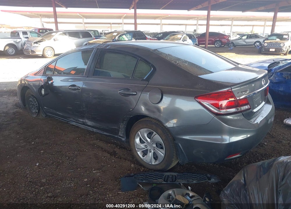 2013 HONDA CIVIC LX VIN: 19XFB2F59DE097148