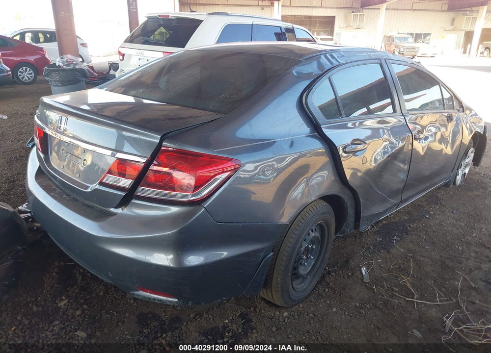 2013 HONDA CIVIC LX VIN: 19XFB2F59DE097148
