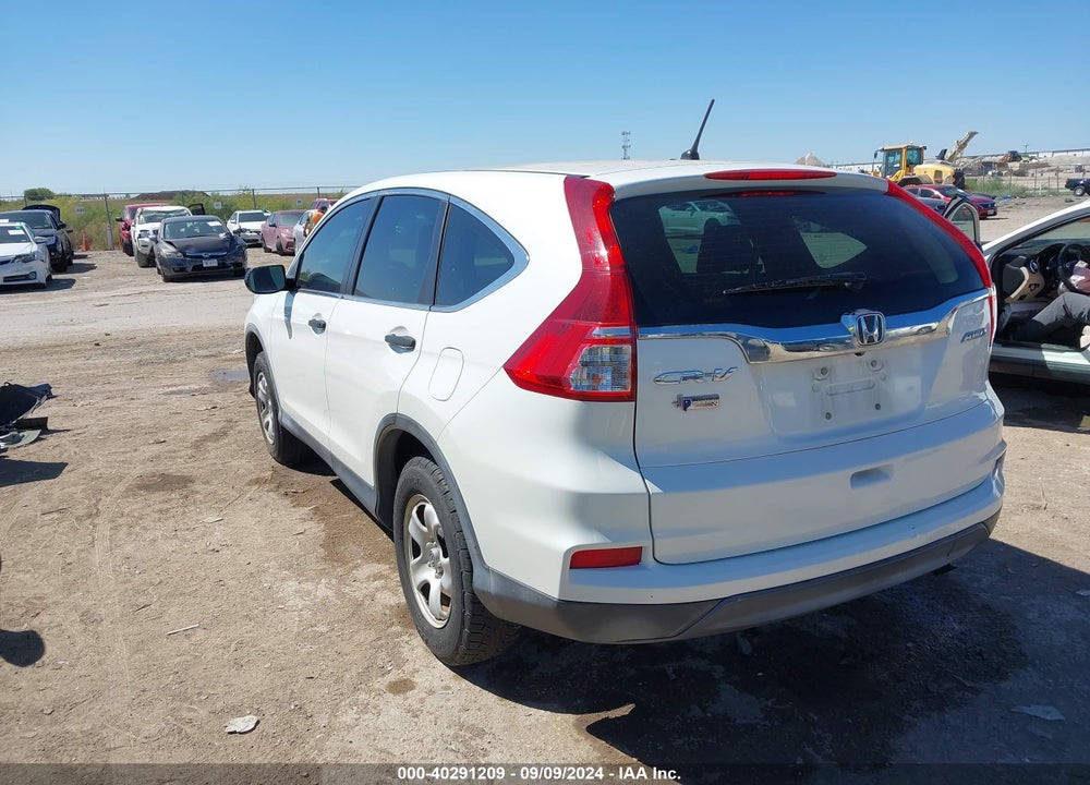 2015 HONDA CR-V LX VIN: 5J6RM4H30FL098028