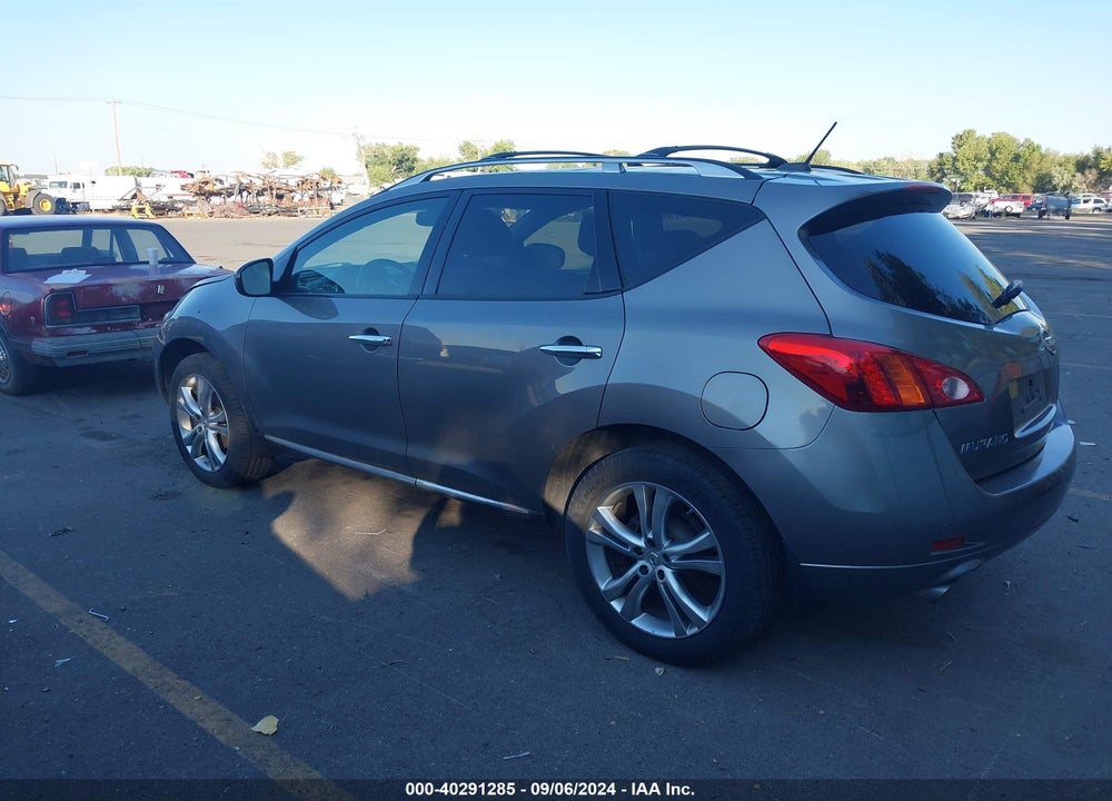 2009 NISSAN MURANO VIN: JN8AZ18WX9W121920
