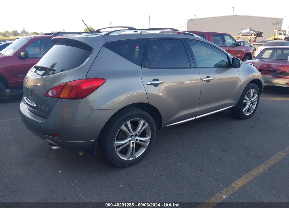 2009 NISSAN MURANO VIN: JN8AZ18WX9W121920