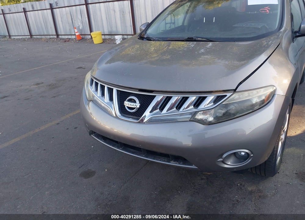 2009 NISSAN MURANO VIN: JN8AZ18WX9W121920