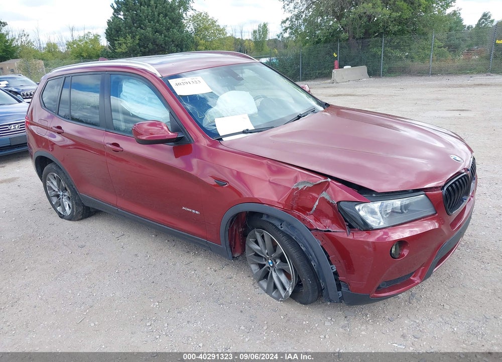 2013 BMW X3 XDRIVE28I VIN: 5UXWX9C58D0A22529
