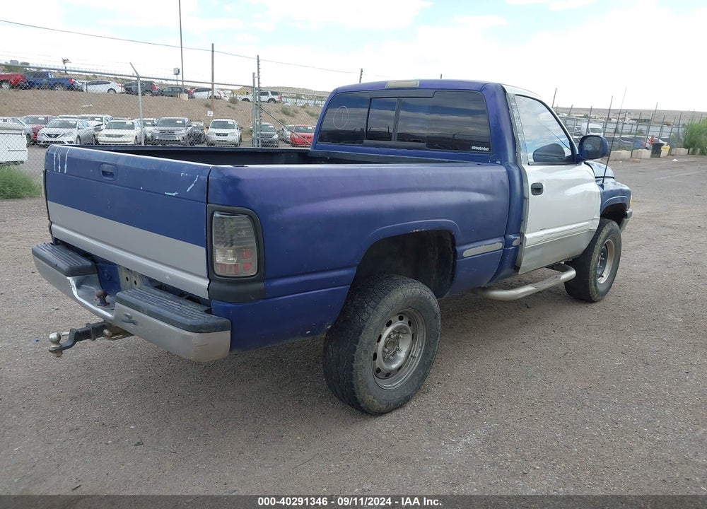 1999 DODGE RAM 1500 ST VIN: 1B7HF16Z2XS106994