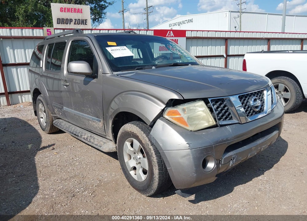 2005 NISSAN PATHFINDER XE VIN: 5N1AR18W85C702092