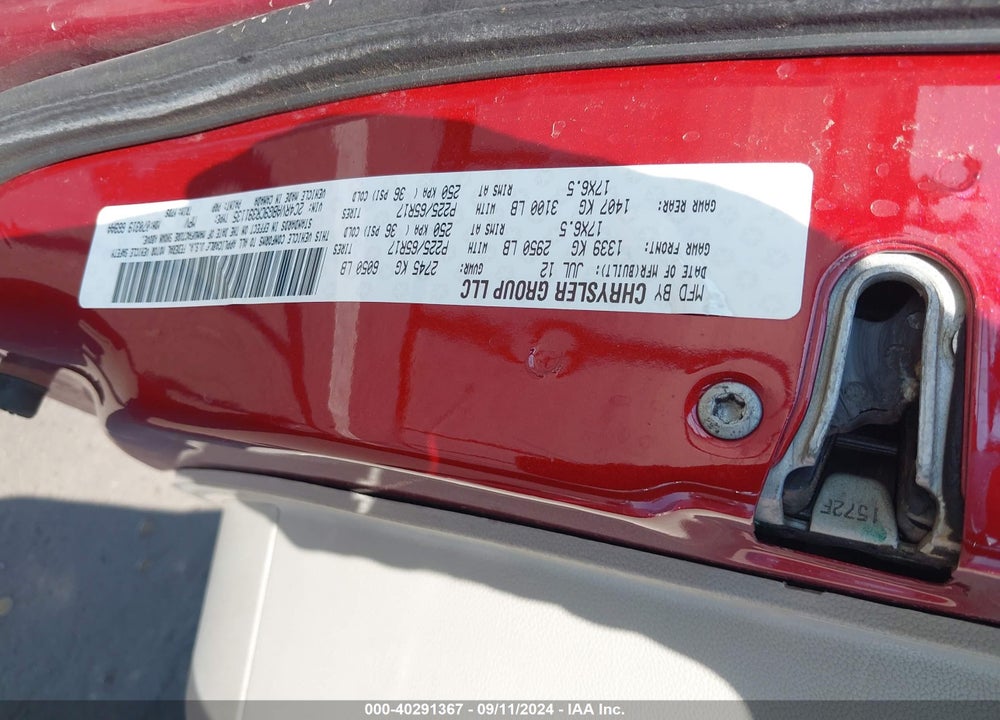 2012 VOLKSWAGEN ROUTAN SE VIN: 2C4RVABG9CR391135