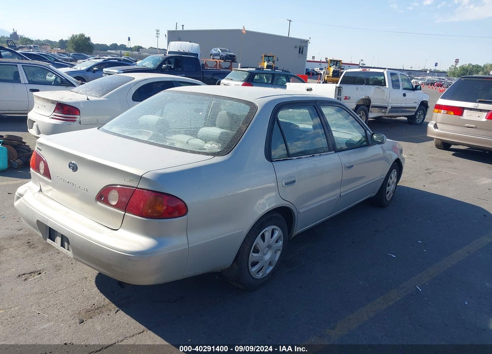 2001 TOYOTA COROLLA LE VIN: 2T1BR12E51C510834