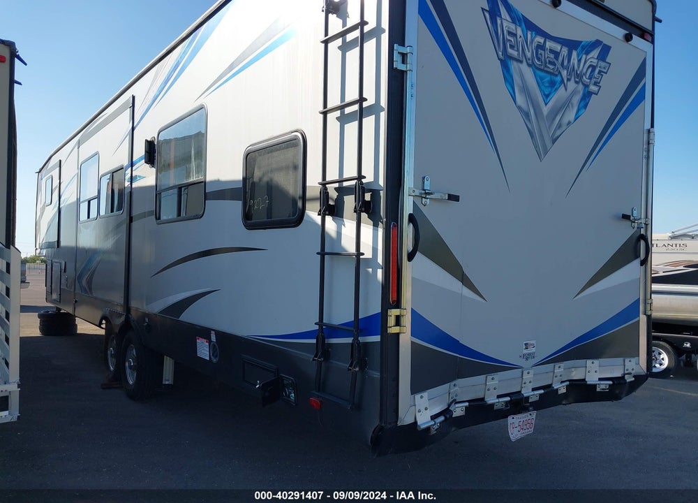 2018 FOREST RIVER VENGEANCE TOY HAULER VIN: 4X4FVGH22JR501988