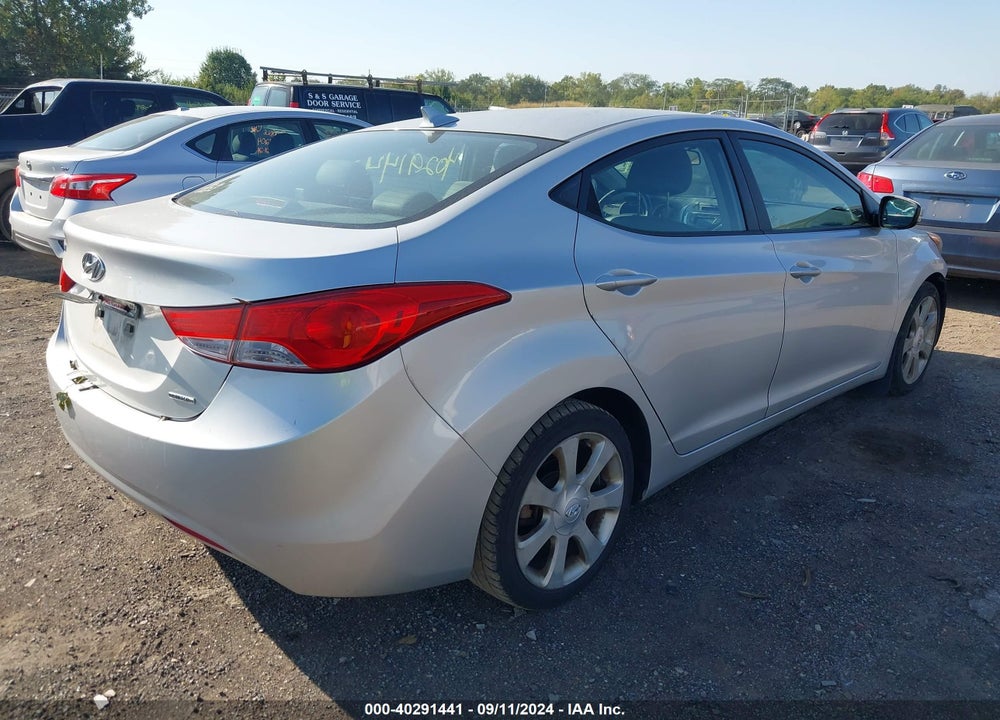 2011 HYUNDAI ELANTRA LIMITED (ULSAN PLANT) VIN: KMHDH4AEXBU144366