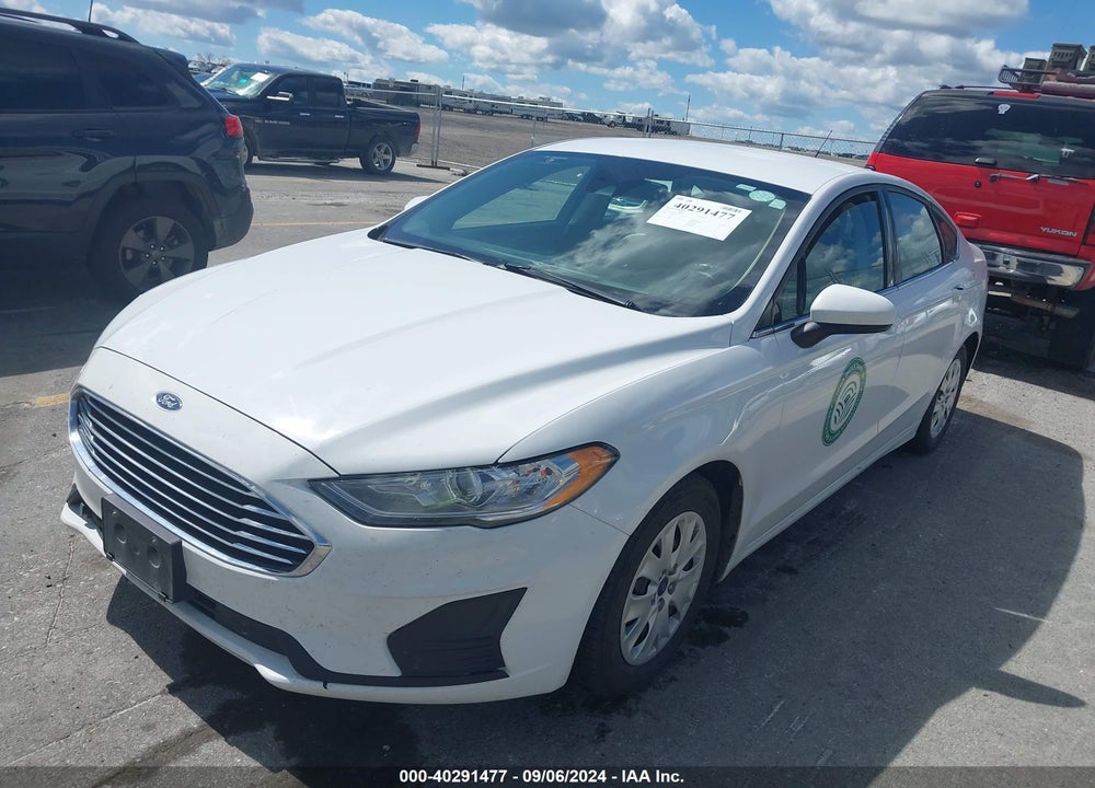 2019 FORD FUSION S VIN: 3FA6P0G79KR278218