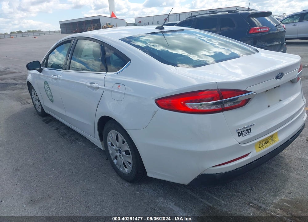 2019 FORD FUSION S VIN: 3FA6P0G79KR278218