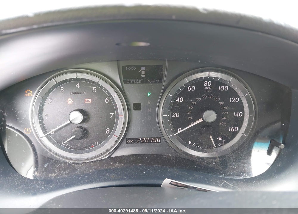 2008 LEXUS ES 350 VIN: JTHBJ46G082199809
