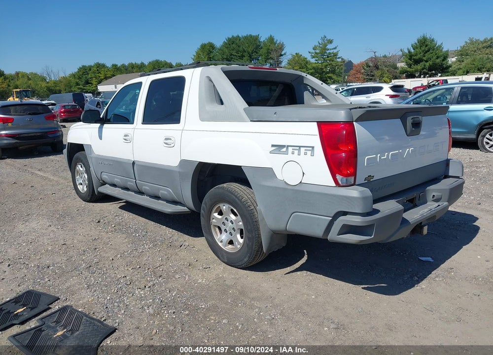 2002 CHEVROLET AVALANCHE 1500 VIN: 3GNEC13T52G158624
