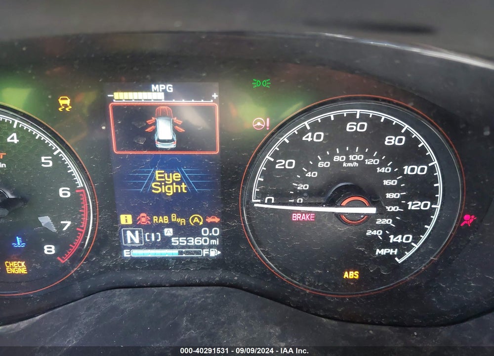 2019 SUBARU FORESTER SPORT VIN: JF2SKAPC7KH550231
