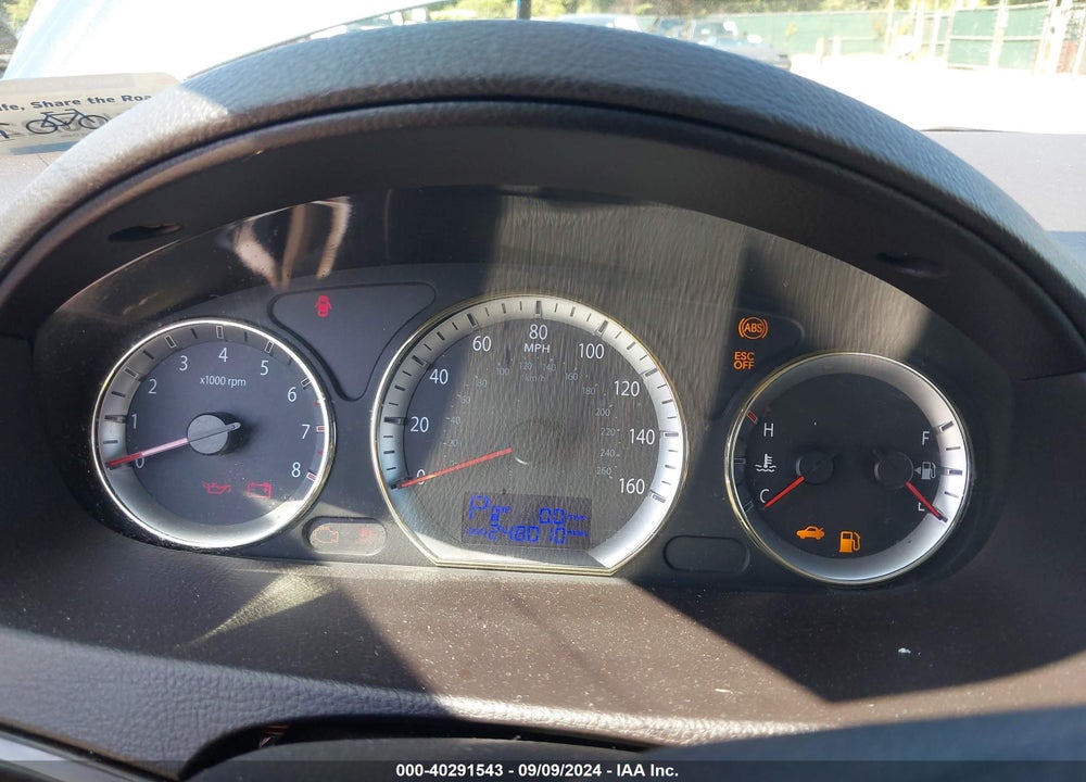 2009 HYUNDAI SONATA LIMITED VIN: 5NPEU46C19H514006