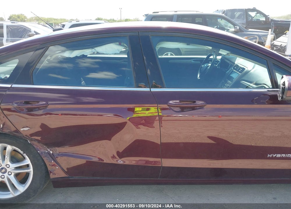 2018 FORD FUSION HYBRID SE VIN: 3FA6P0LU7JR267986