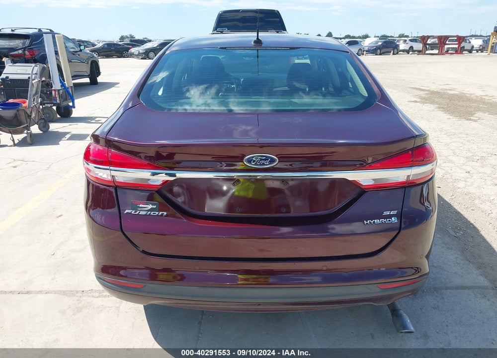 2018 FORD FUSION HYBRID SE VIN: 3FA6P0LU7JR267986