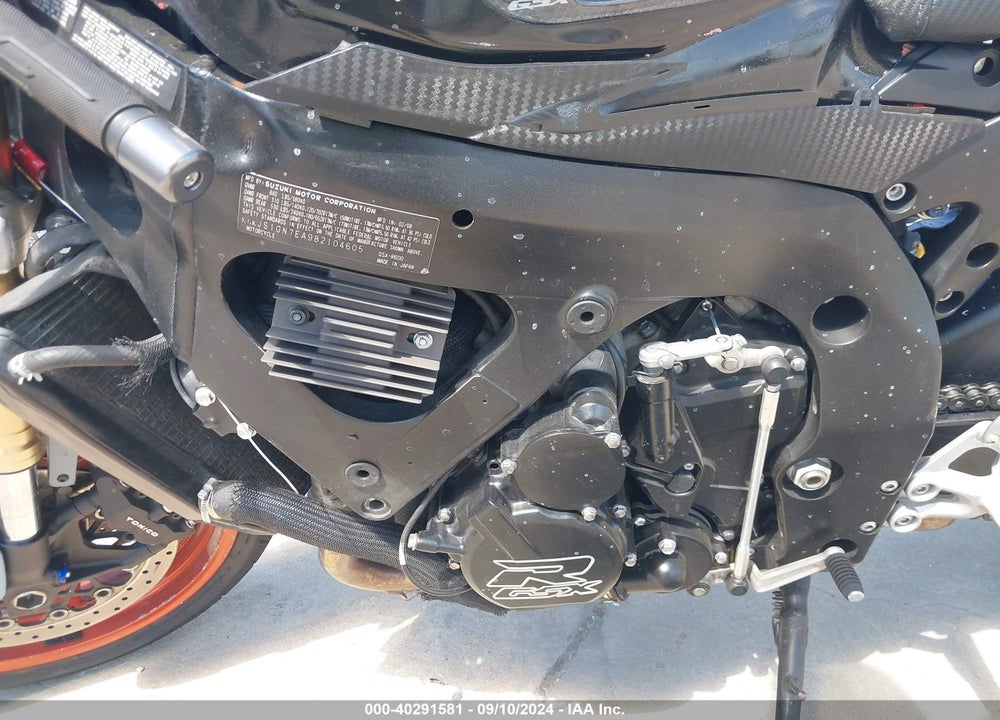 2008 SUZUKI GSX-R600 VIN: JS1GN7EA982104605