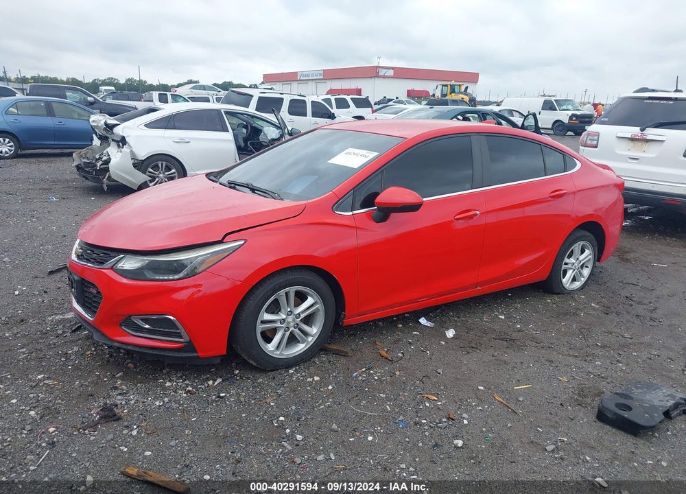 2017 CHEVROLET CRUZE LT AUTO VIN: 1G1BE5SM9H7204184