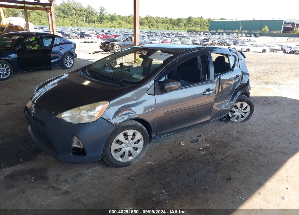 2012 TOYOTA PRIUS C THREE VIN: JTDKDTB37C1502959