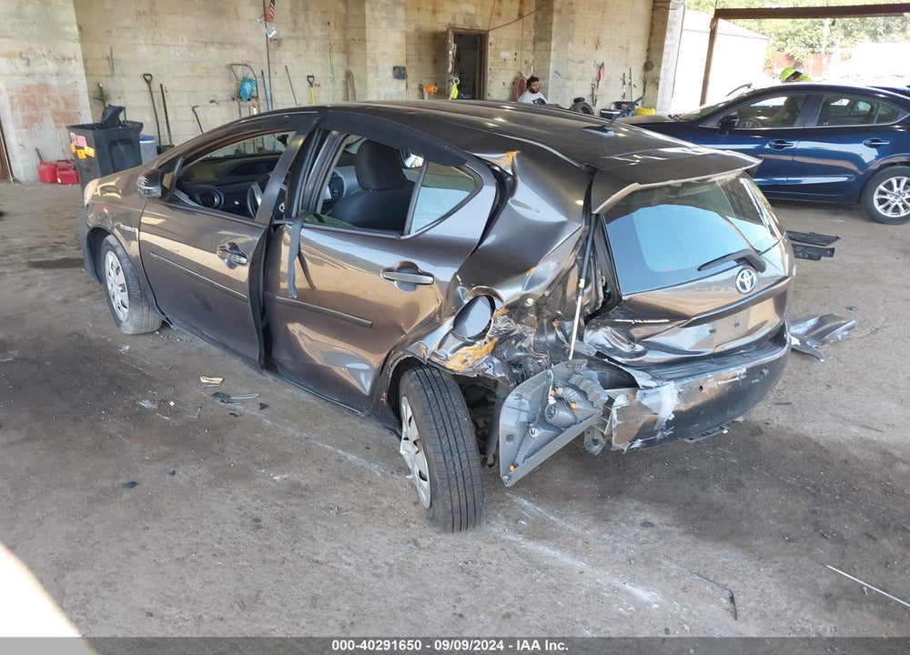 2012 TOYOTA PRIUS C THREE VIN: JTDKDTB37C1502959