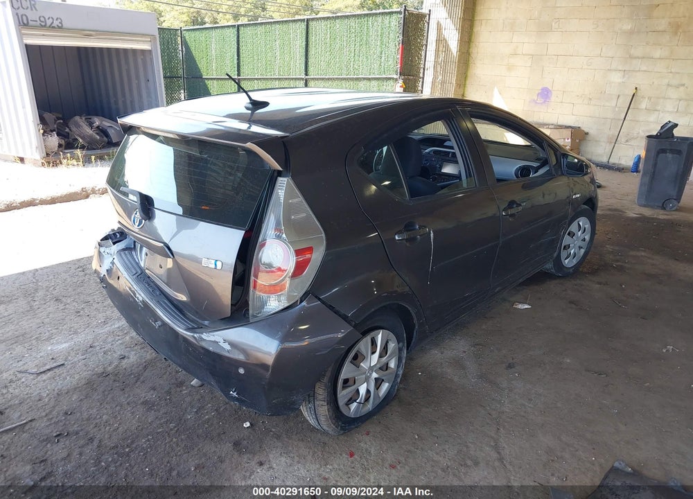 2012 TOYOTA PRIUS C THREE VIN: JTDKDTB37C1502959