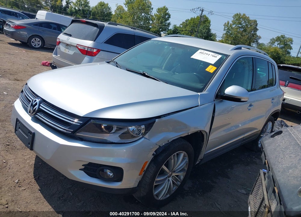 2013 VOLKSWAGEN TIGUAN SE VIN: WVGAV3AX5DW623924