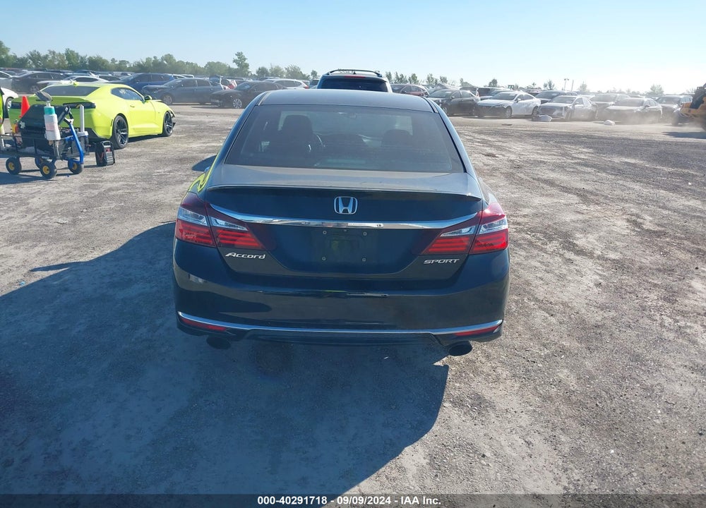 2016 HONDA ACCORD SPORT VIN: 1HGCR2F55GA129424
